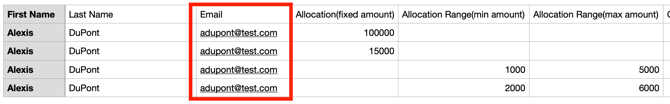 CSV upload 2